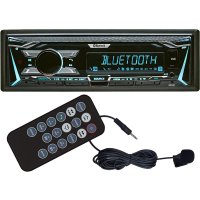 AM/FM Bluetooth USB Stereo with BT-Mic and Wireless Remote