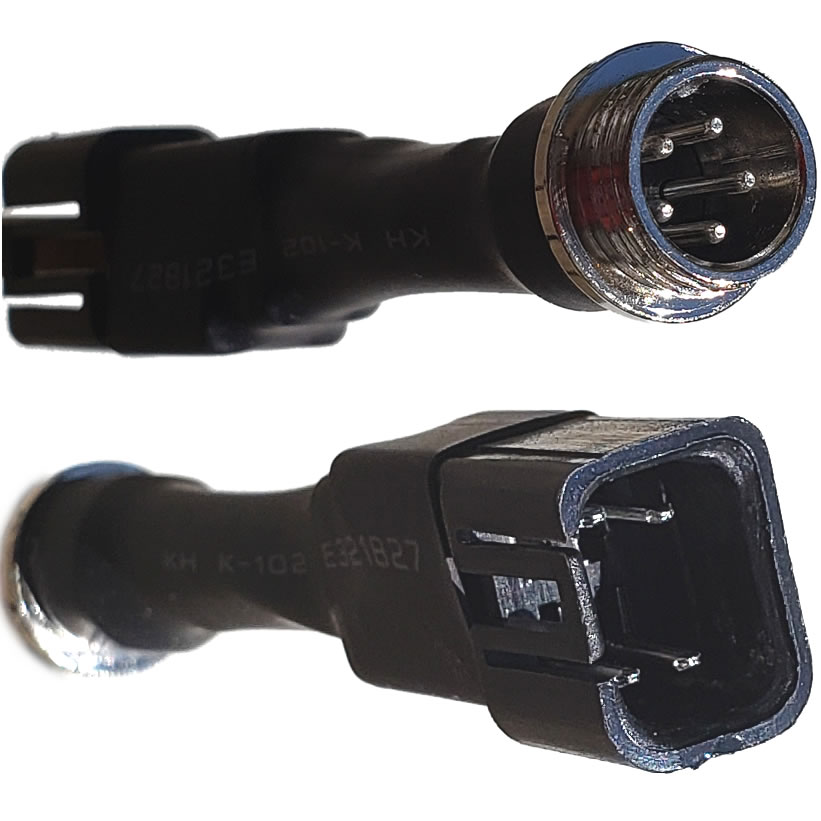 Display Camera Adapter 5-Pin Threaded to 4-Pin Snap Lock